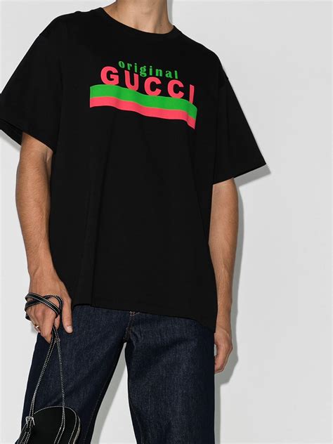 gucci print shirt black|t shirt Gucci original.